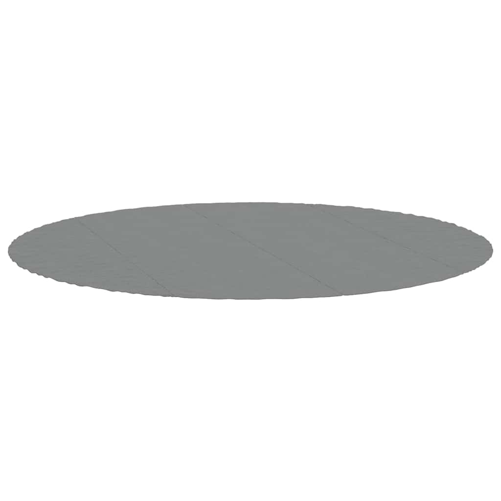 poolunderlag Ø458 cm polyester-geotekstil lysegrå