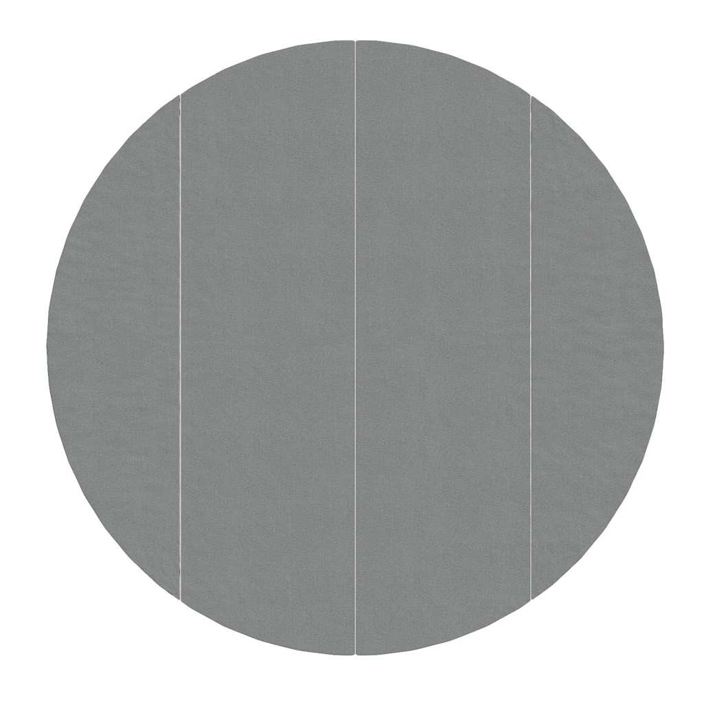 poolunderlag Ø458 cm polyester-geotekstil lysegrå