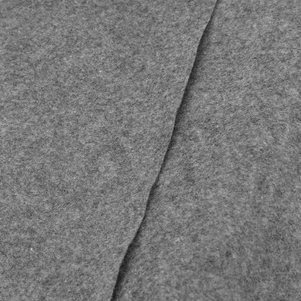 poolunderlag 750x370 cm polyester-geotekstil lysegrå