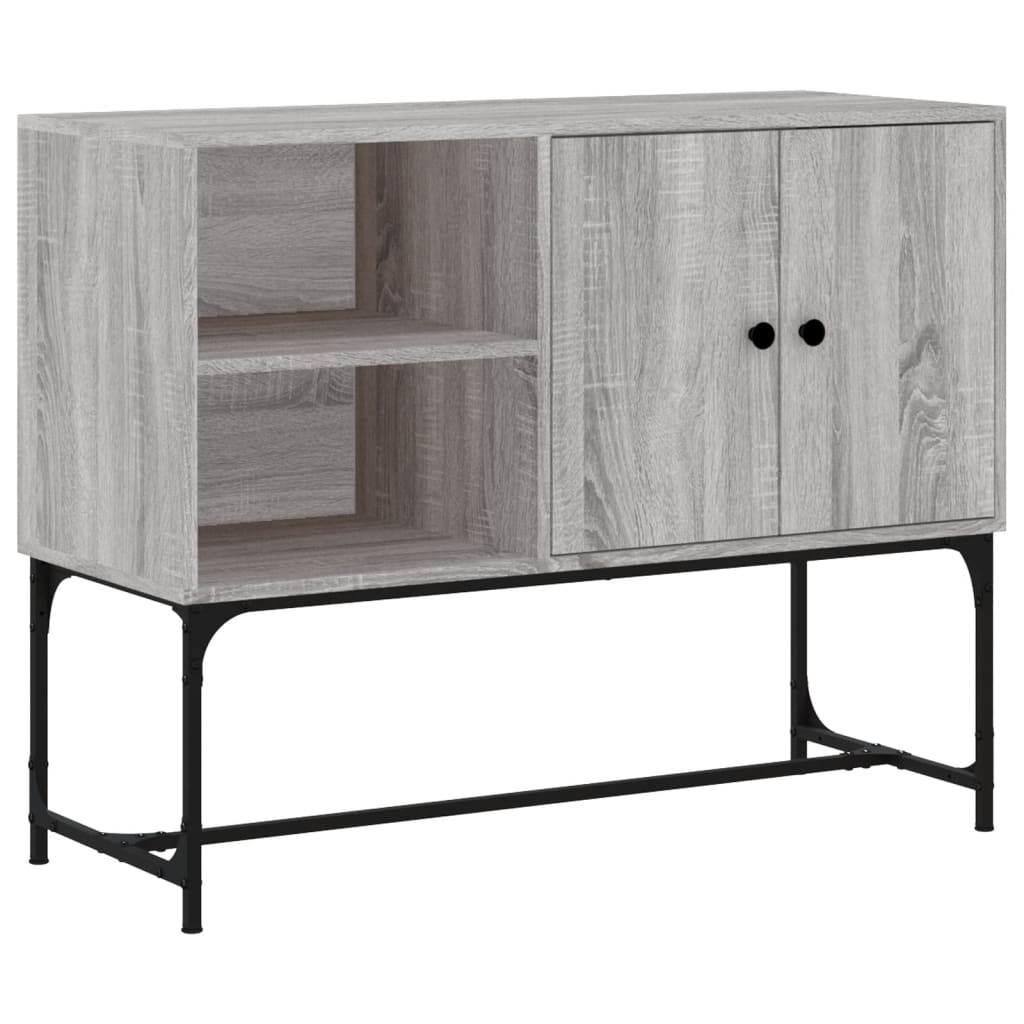 skænk 100x40x79,5 cm konstrueret træ grå sonoma-eg