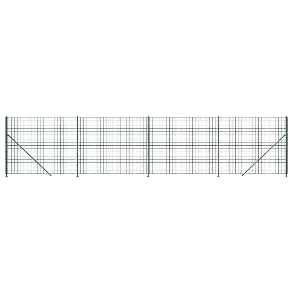 trådhegn med flange 1,6x10 m grøn