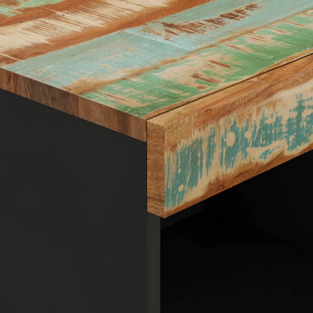 tv-bord 85x33x43,5 cm massivt genbrugstræ