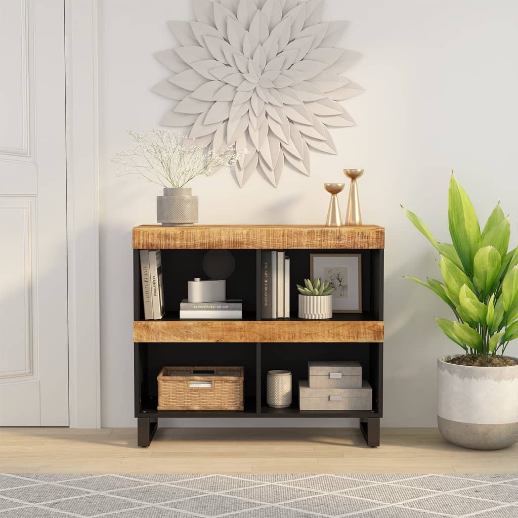 skab 85x33x75 cm massivt mangotræ