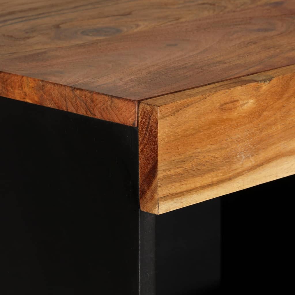 skab 85x33x107 cm massivt akacietræ
