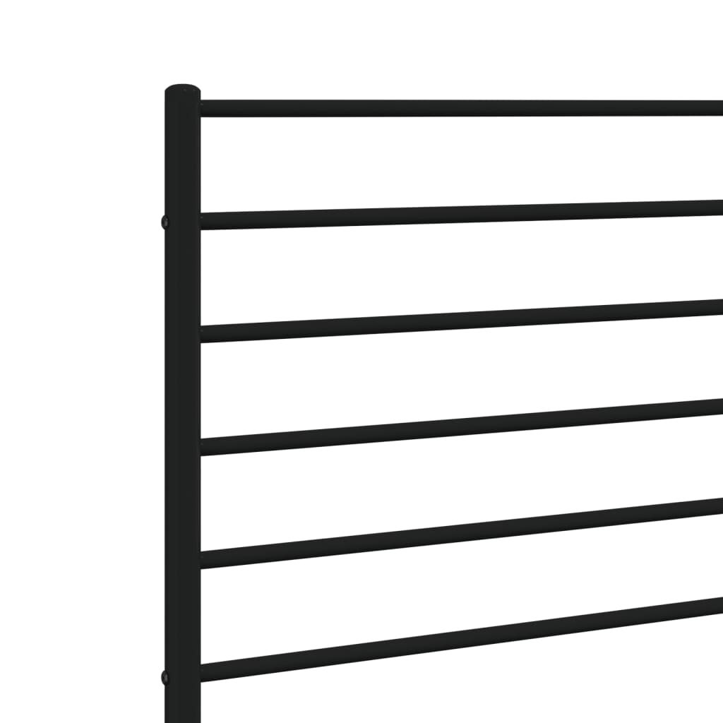 udskiftningsgavl 80 cm metal sort