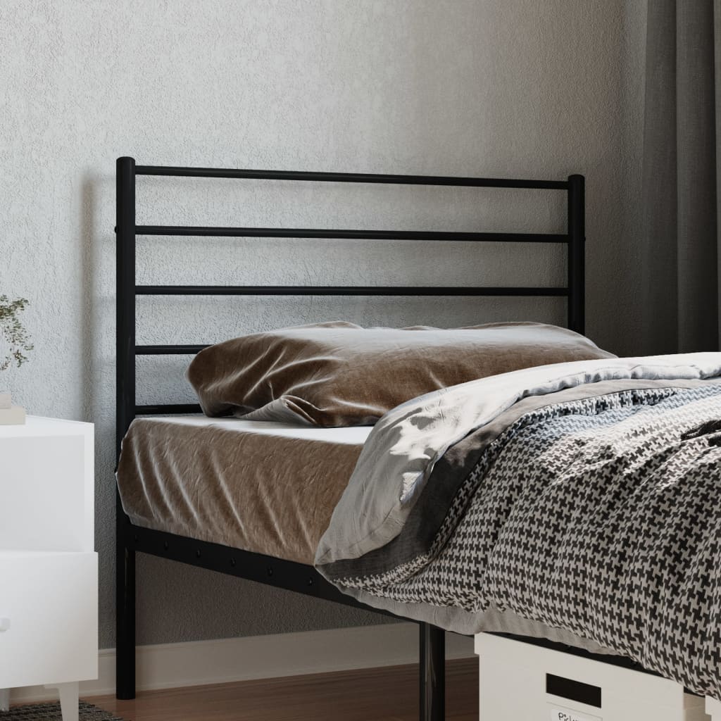 udskiftningsgavl 80 cm metal sort