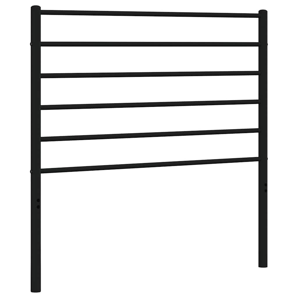 udskiftningsgavl 90 cm metal sort