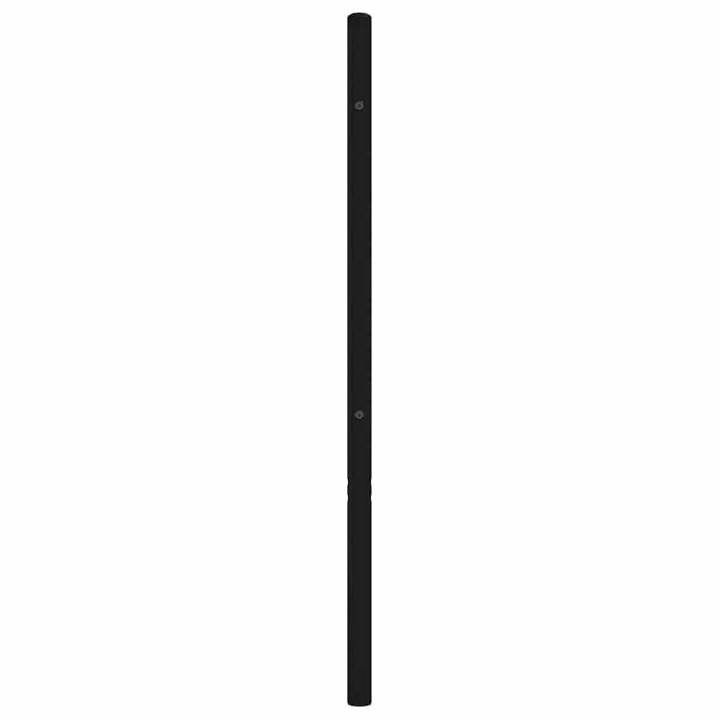 udskiftningsgavl 90 cm metal sort