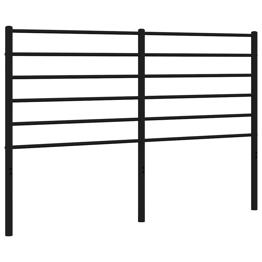 udskiftningsgavl 120 cm metal sort