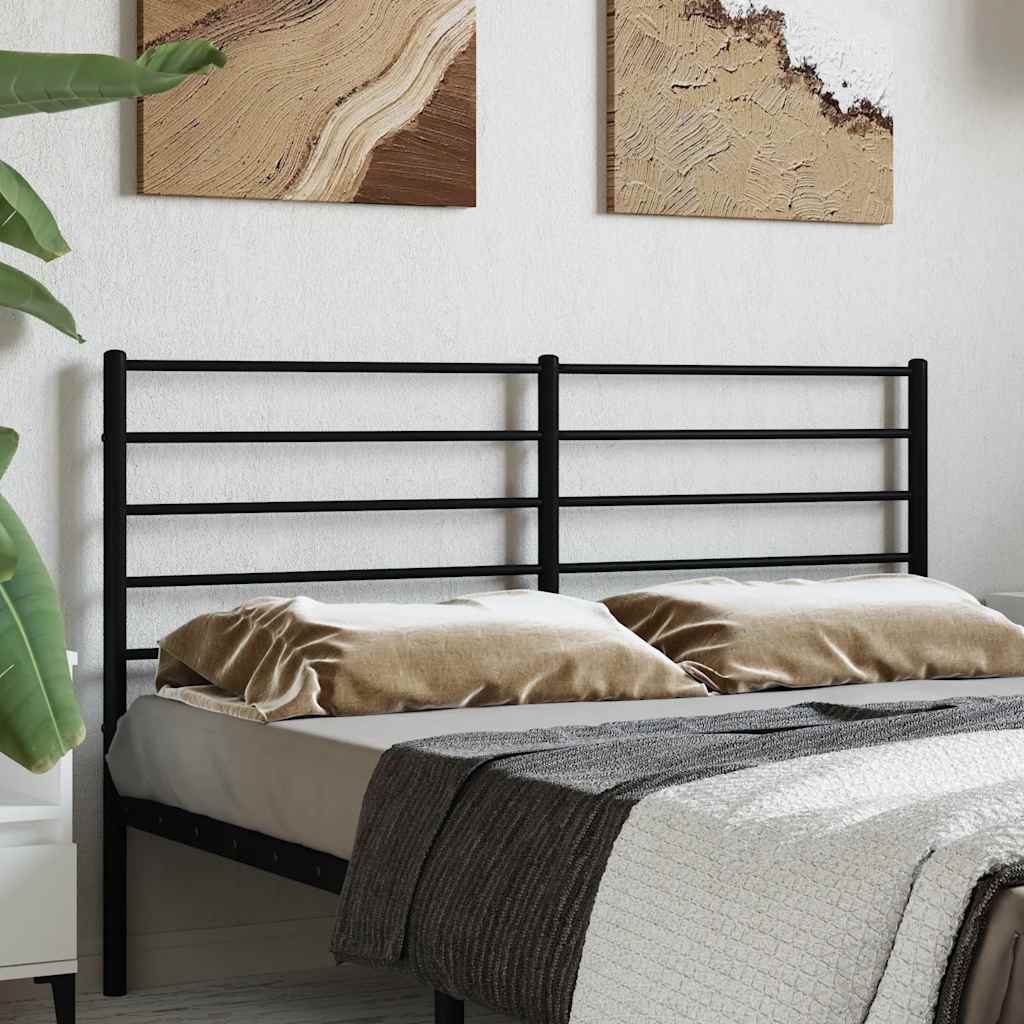 udskiftningsgavl 120 cm metal sort