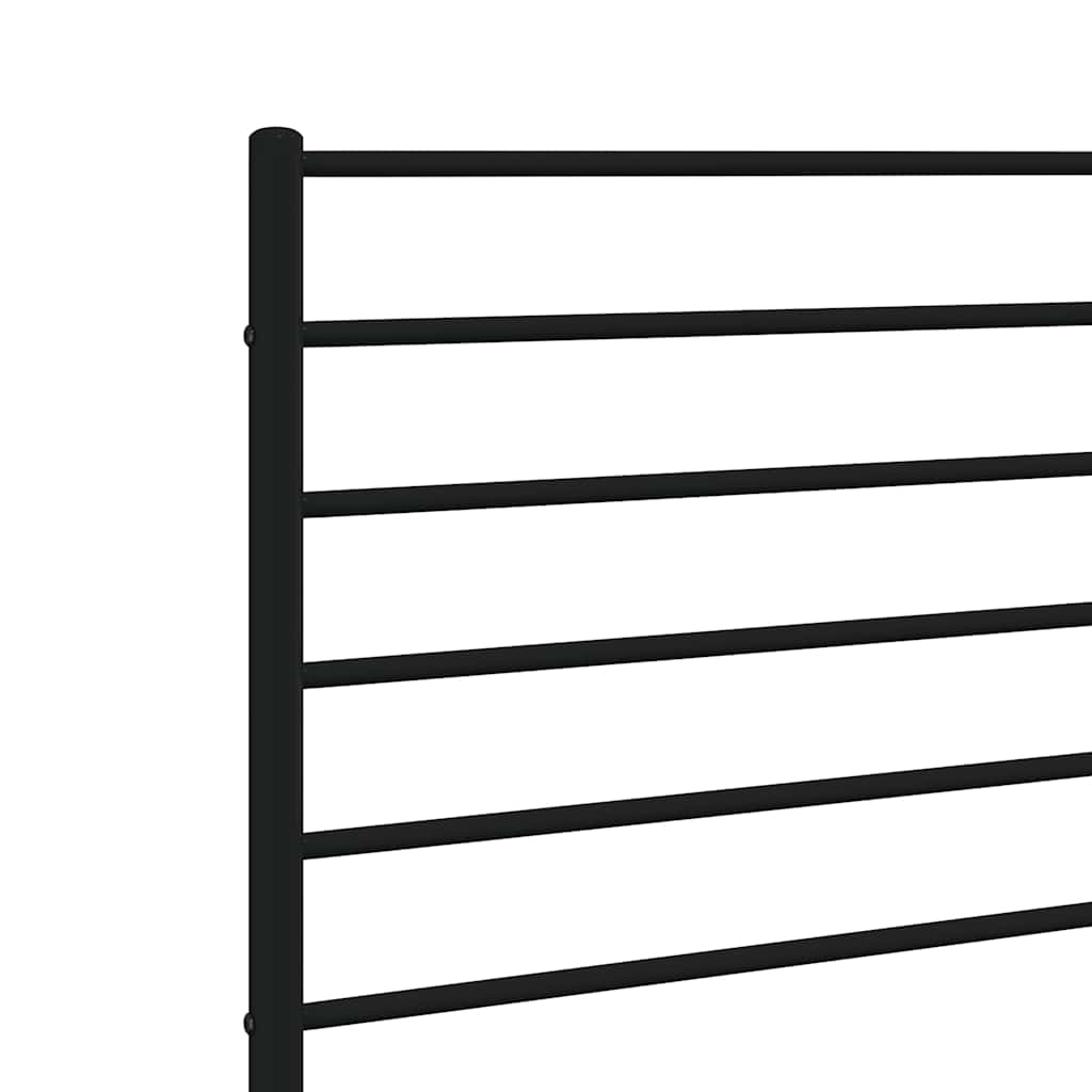 udskiftningsgavl 180 cm metal sort