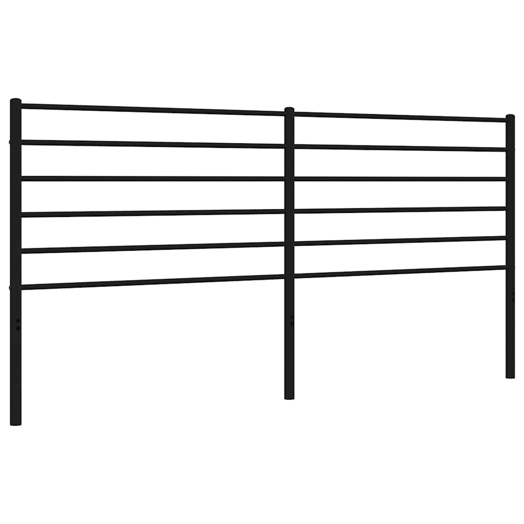udskiftningsgavl 193 cm metal sort