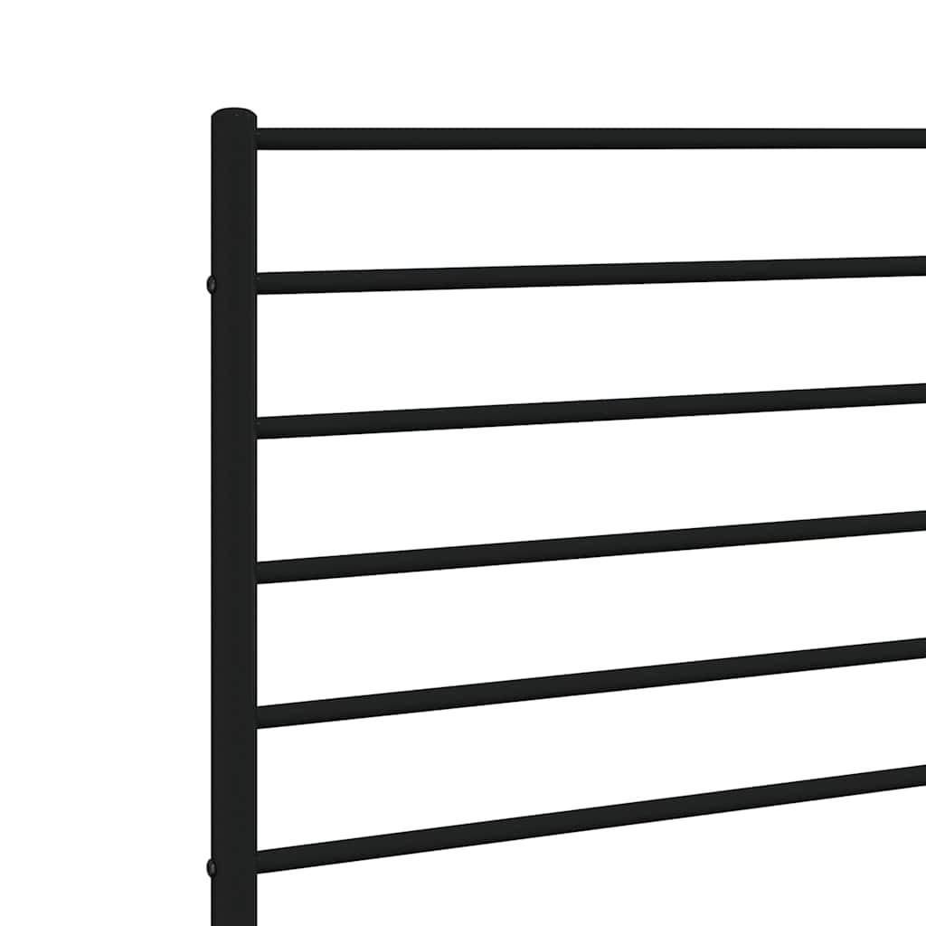 udskiftningsgavl 193 cm metal sort