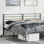 udskiftningsgavl 193 cm metal sort