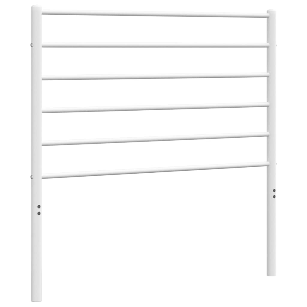 udskiftningsgavl 100 cm metal hvid