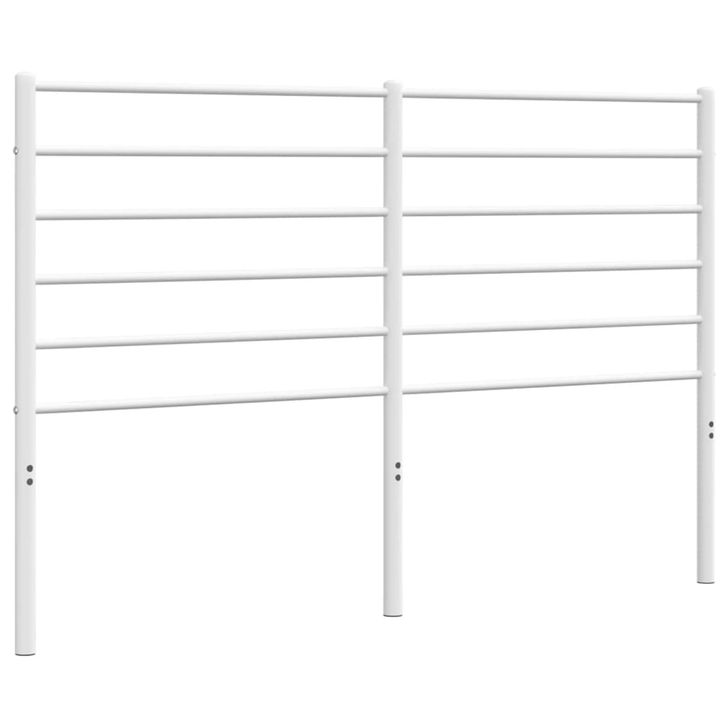 udskiftningsgavl 120 cm metal hvid