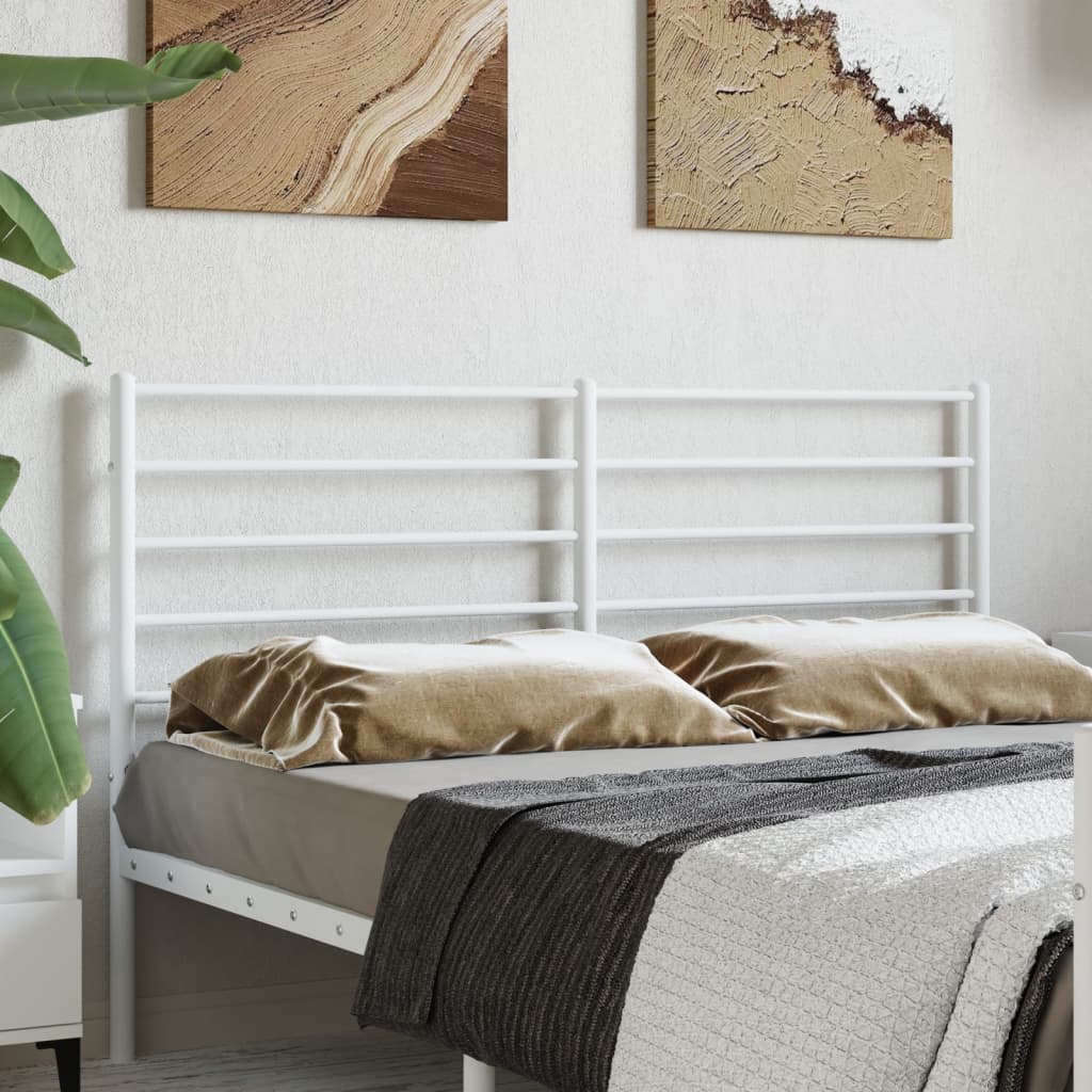 udskiftningsgavl 120 cm metal hvid