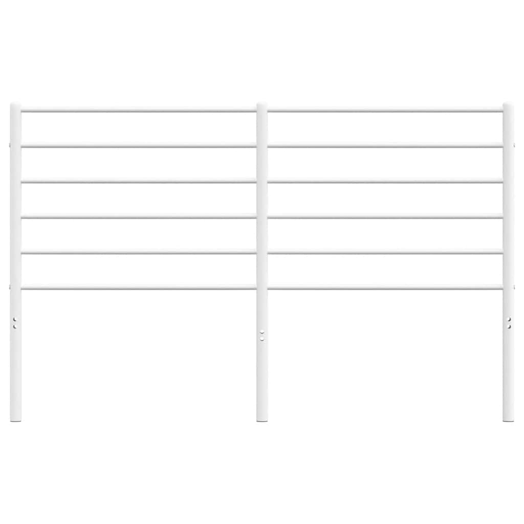 udskiftningsgavl 135 cm metal hvid