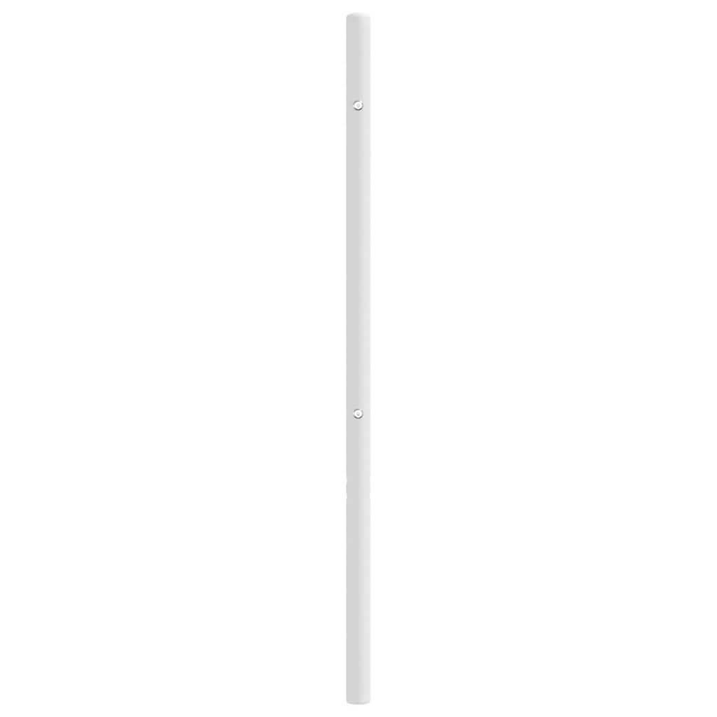 udskiftningsgavl 135 cm metal hvid