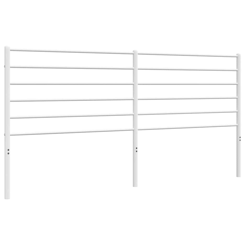 udskiftningsgavl 180 cm metal hvid