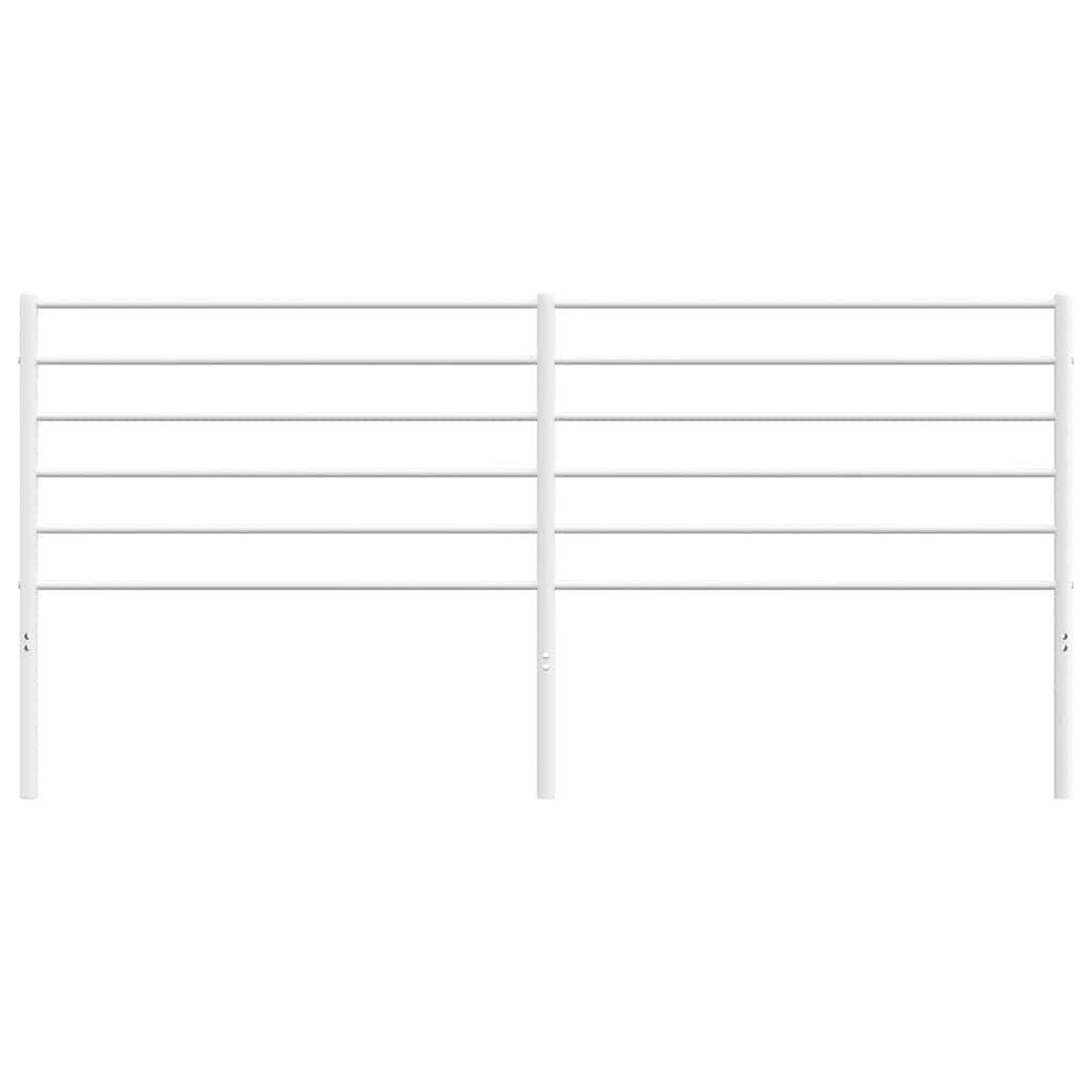 udskiftningsgavl 180 cm metal hvid