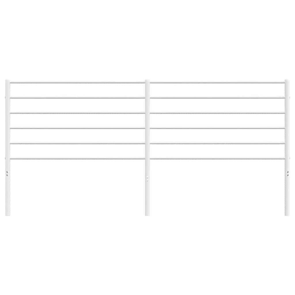 udskiftningsgavl 193 cm metal hvid