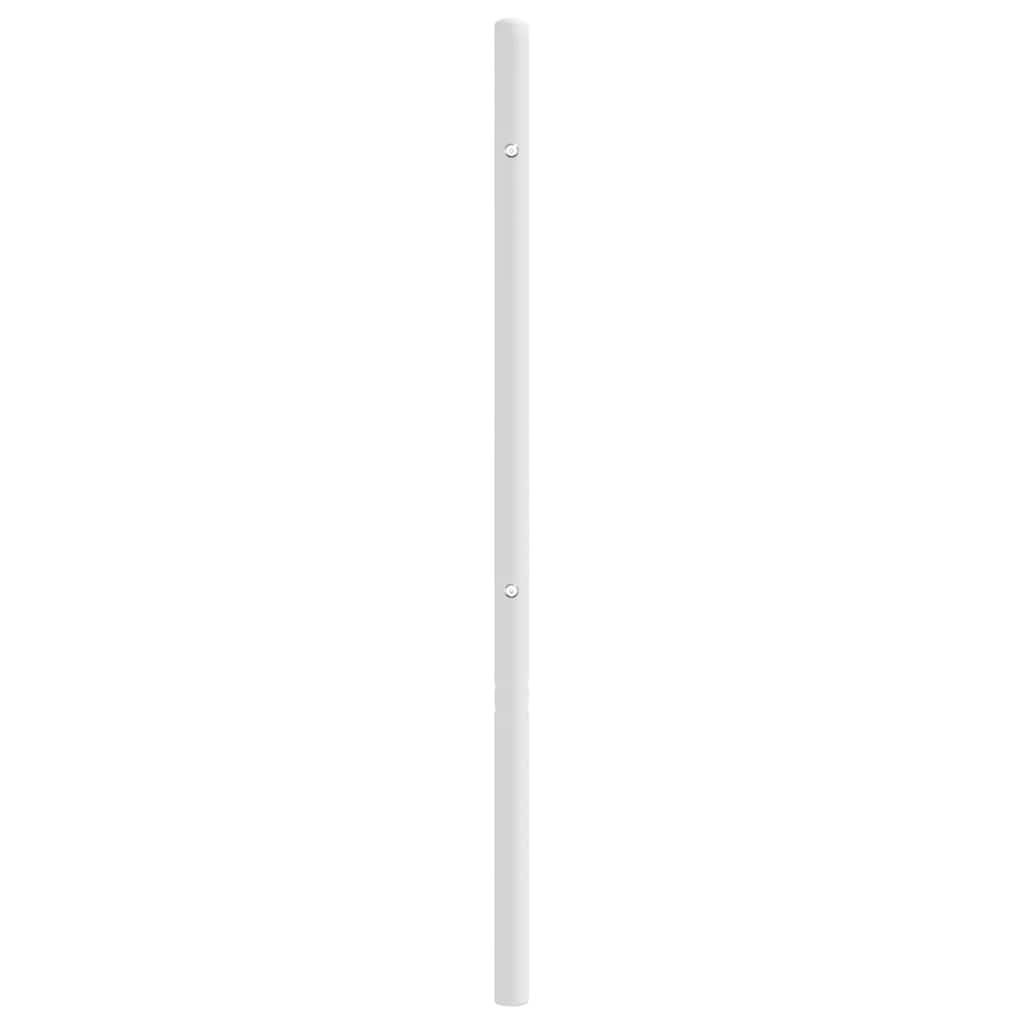 udskiftningsgavl 193 cm metal hvid