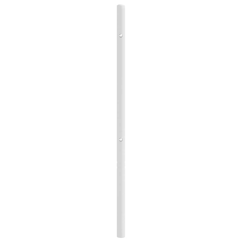 udskiftningsgavl 200 cm metal hvid