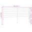 udskiftningsgavl 200 cm metal hvid