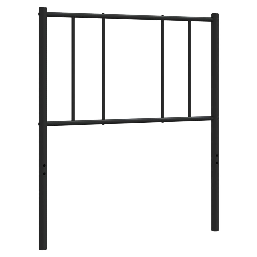 udskiftningsgavl 80 cm metal sort