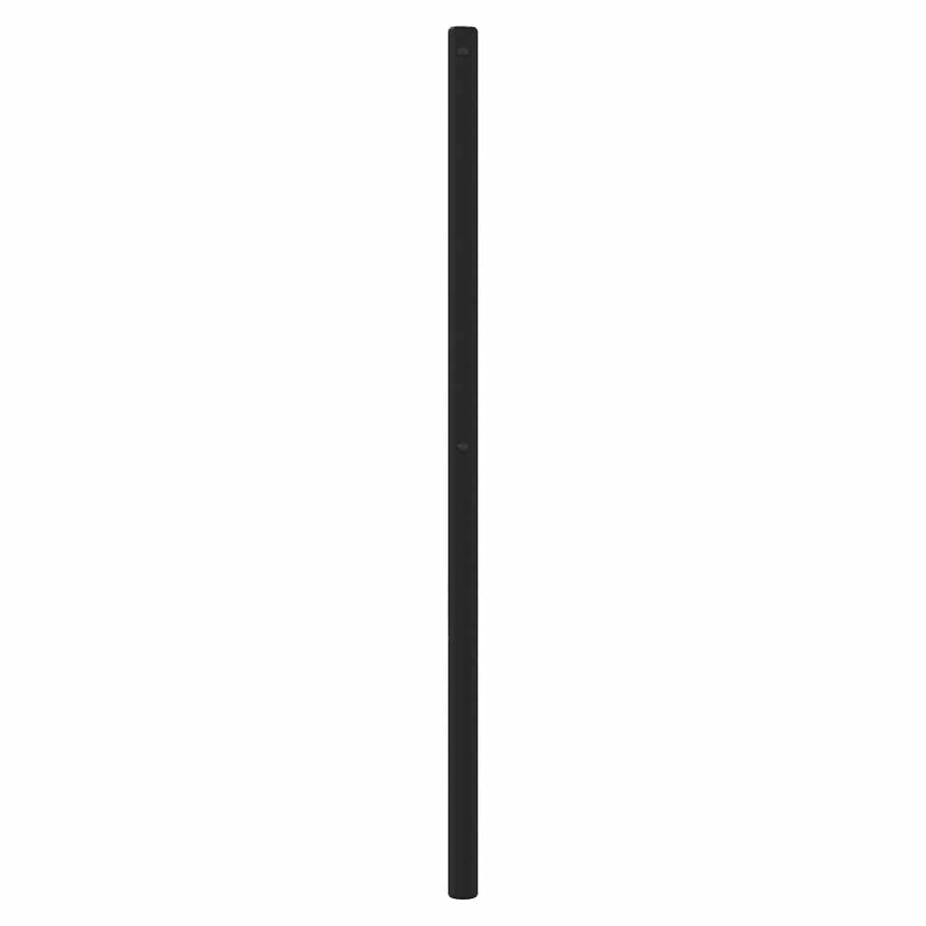 udskiftningsgavl 90 cm metal sort