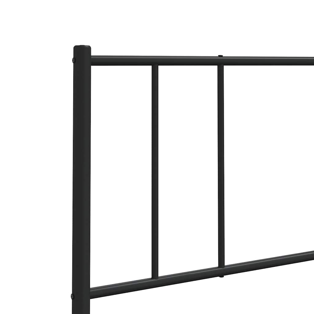 udskiftningsgavl 90 cm metal sort
