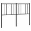 udskiftningsgavl 150 cm metal sort