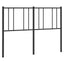 udskiftningsgavl 150 cm metal sort