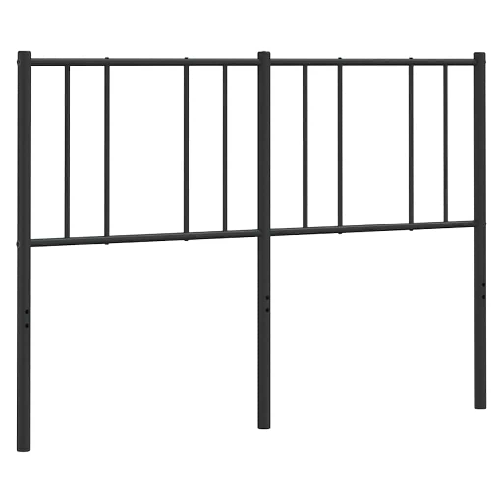 udskiftningsgavl 150 cm metal sort