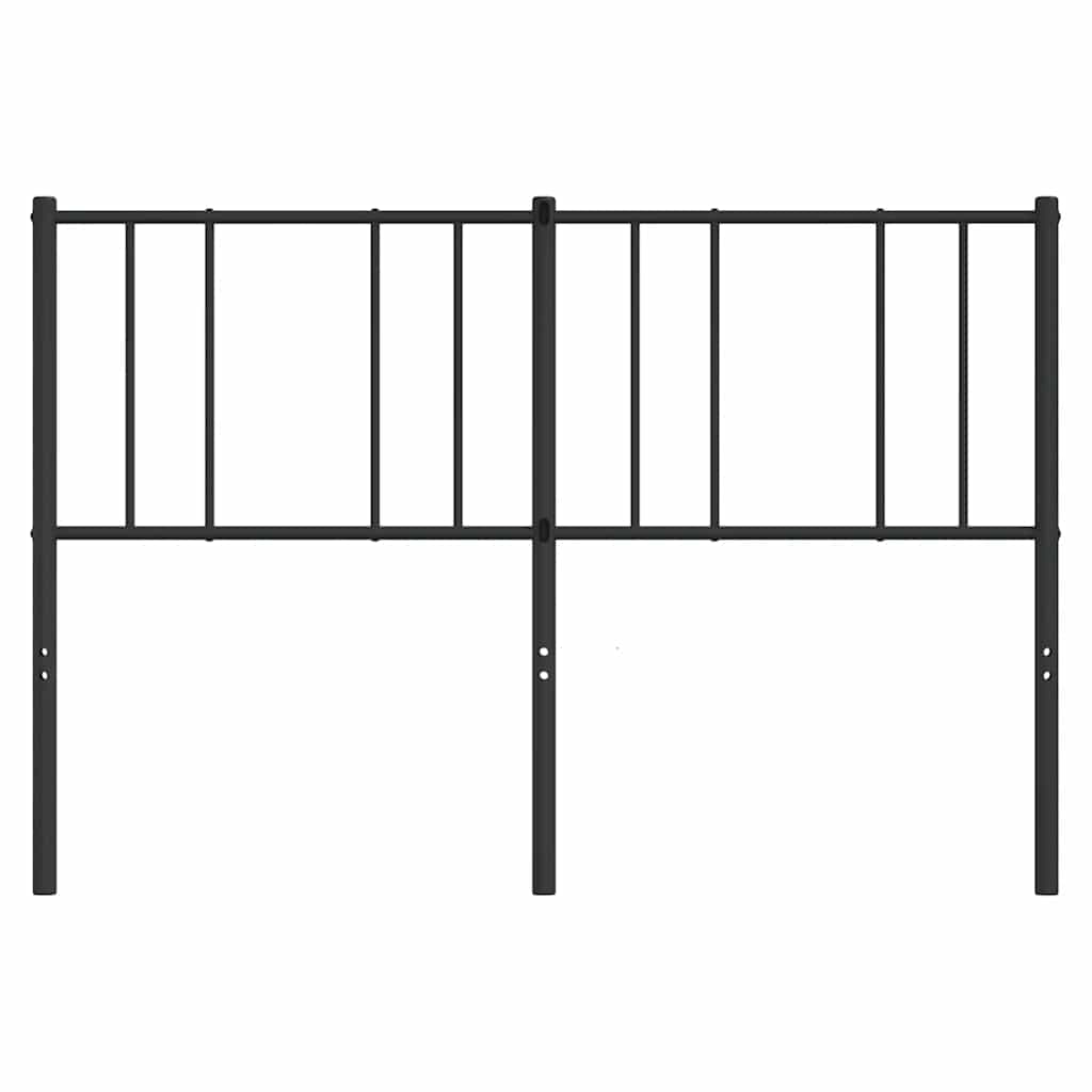 udskiftningsgavl 150 cm metal sort
