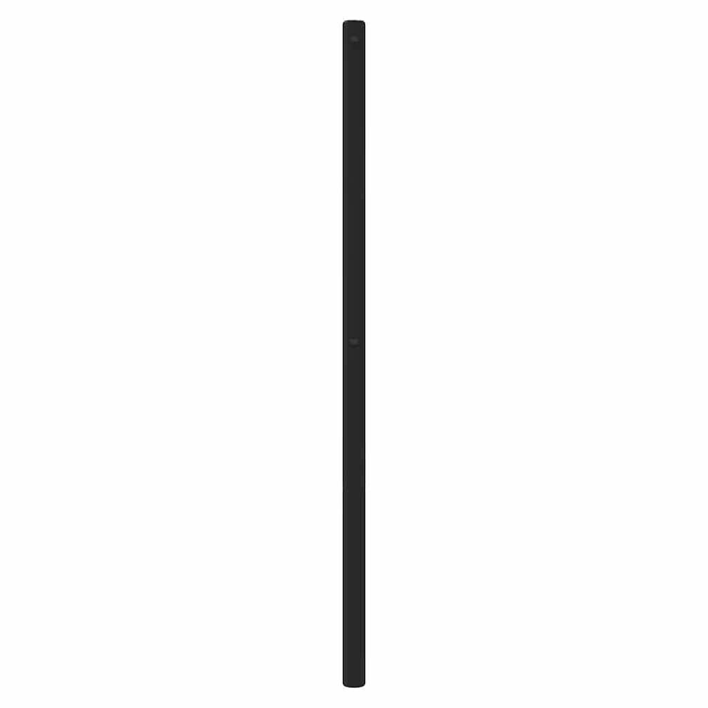 udskiftningsgavl 150 cm metal sort