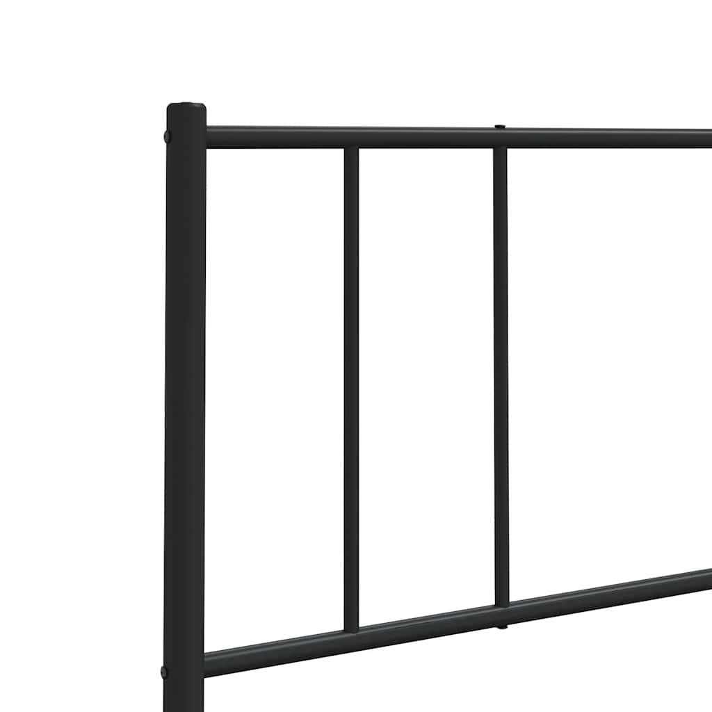 udskiftningsgavl 150 cm metal sort