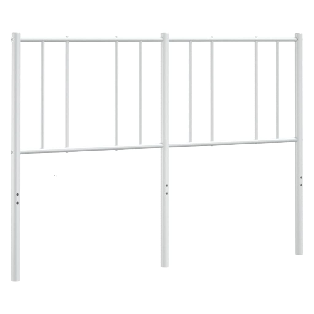 udskiftningsgavl 120 cm metal hvid