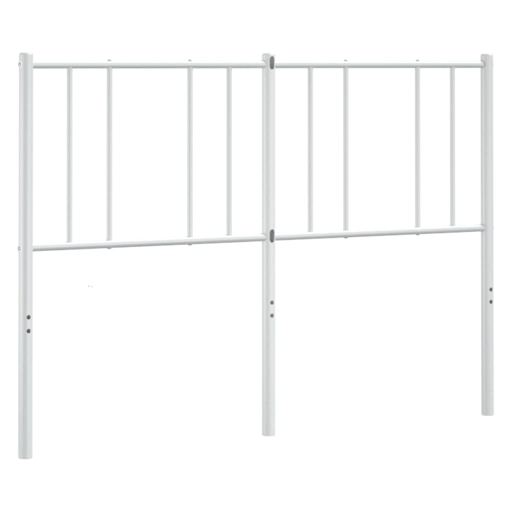 udskiftningsgavl 150 cm metal hvid