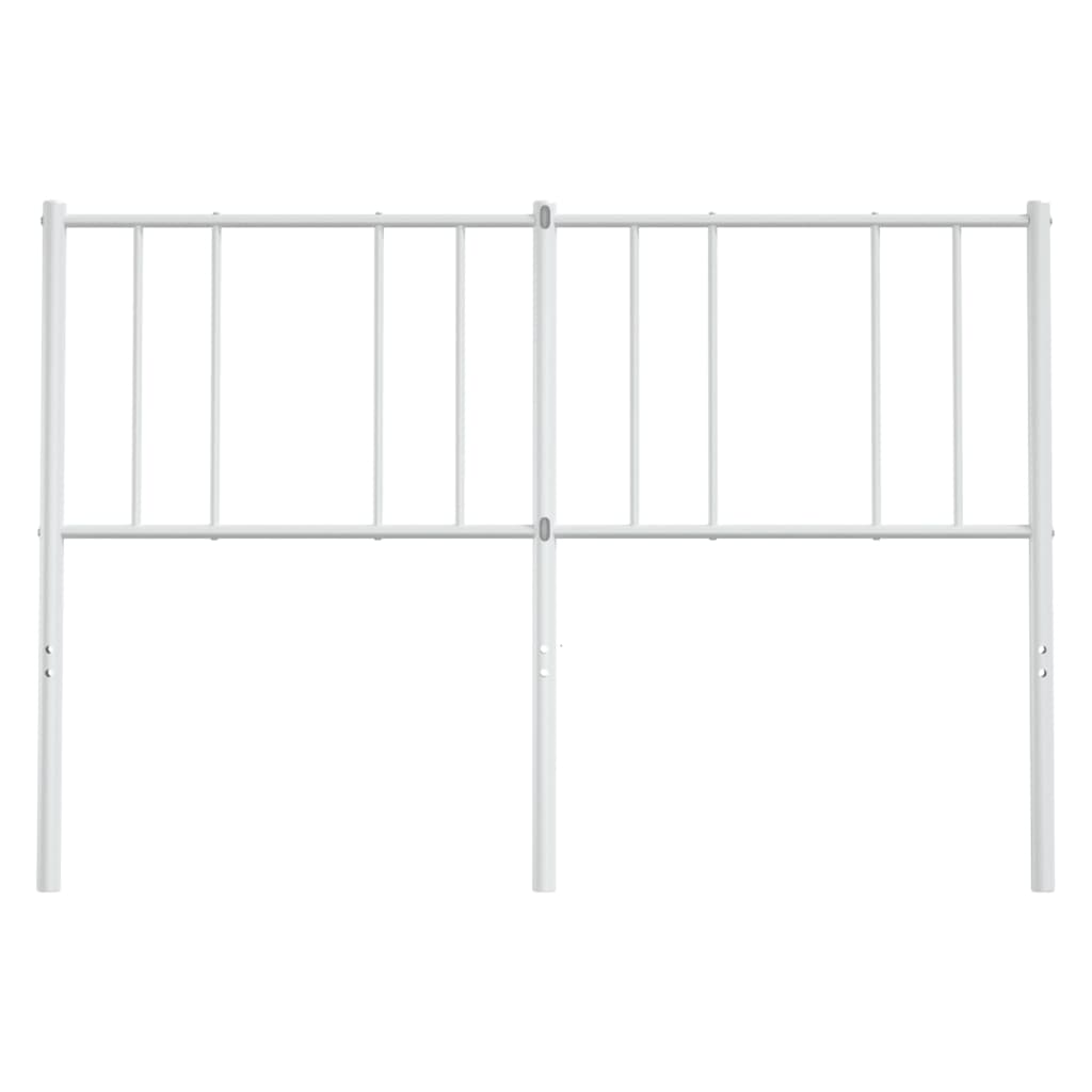 udskiftningsgavl 150 cm metal hvid