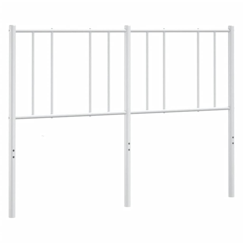udskiftningsgavl 150 cm metal hvid