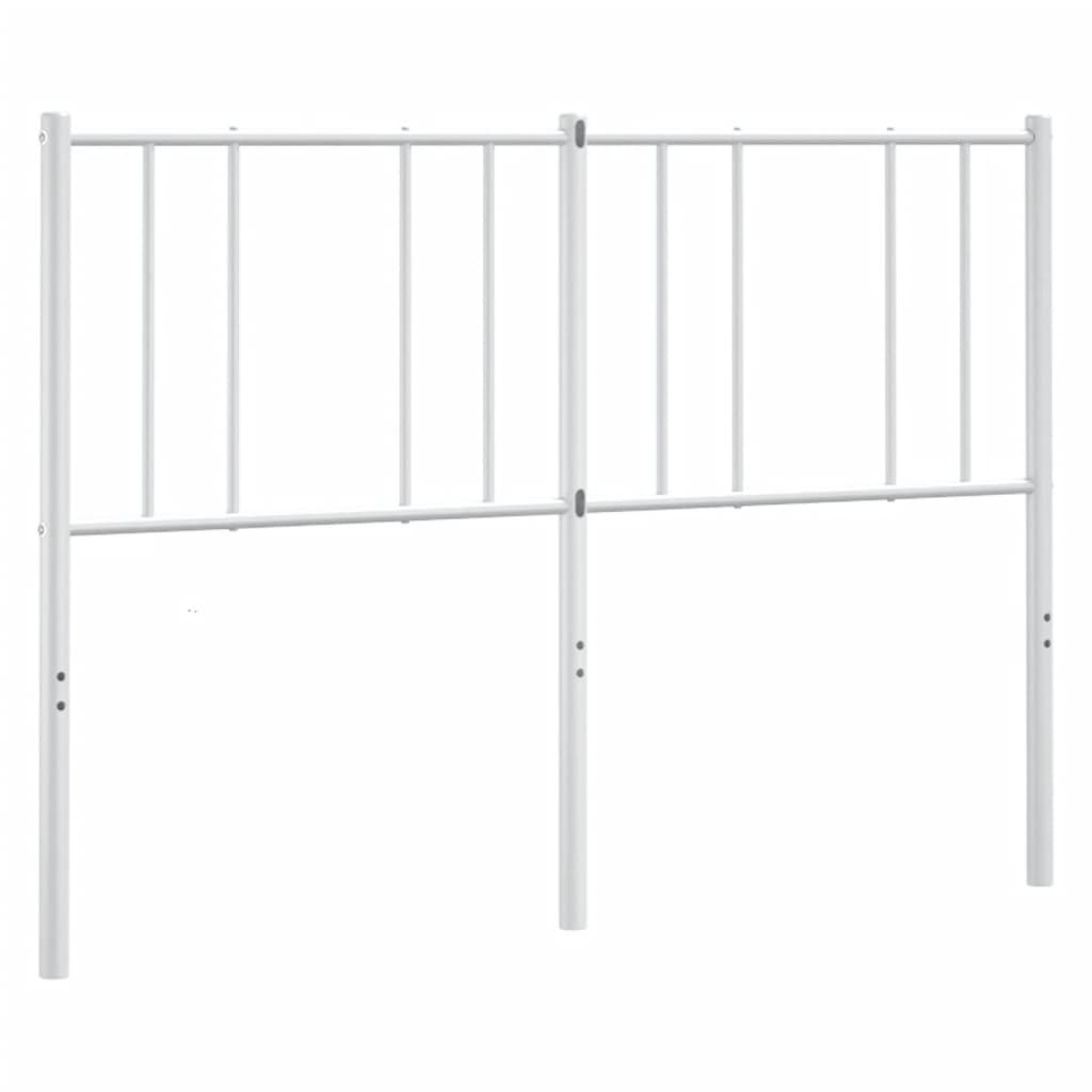 udskiftningsgavl 160 cm metal hvid