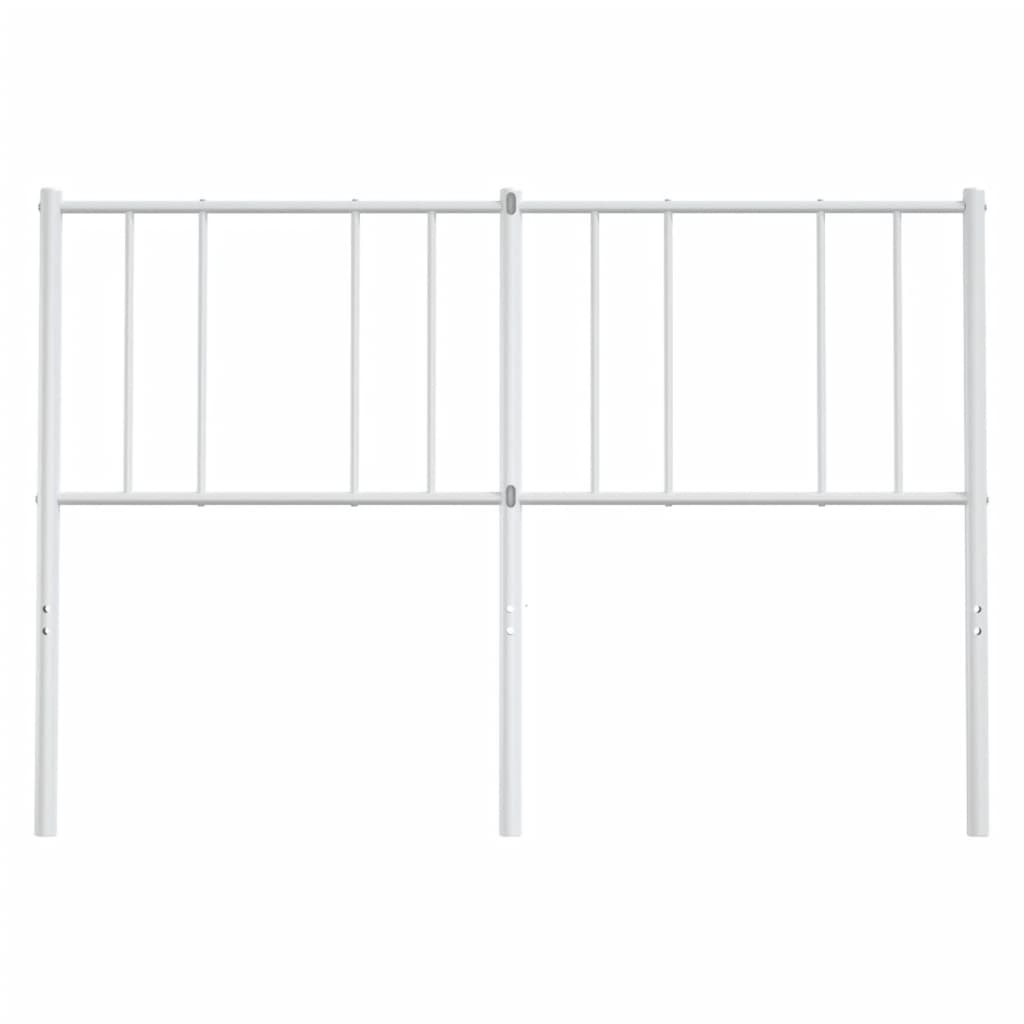 udskiftningsgavl 160 cm metal hvid