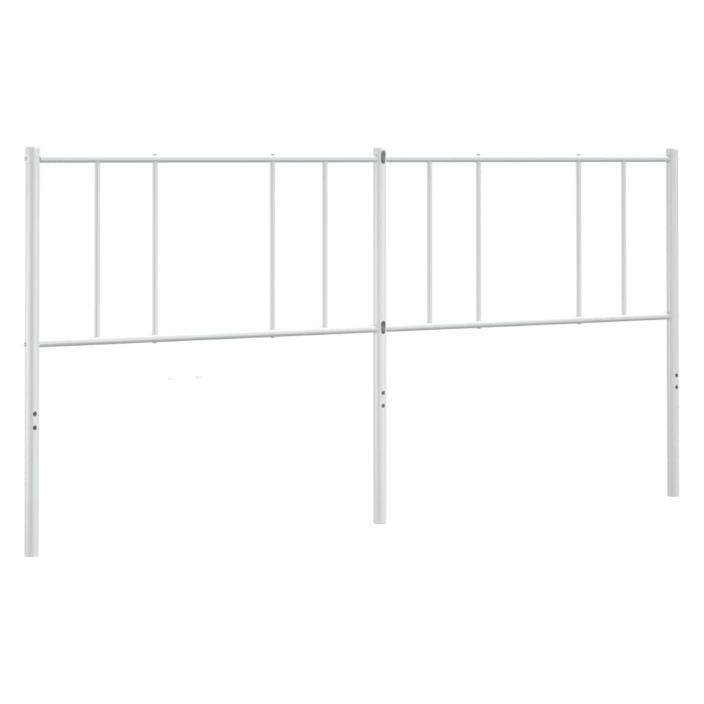 udskiftningsgavl 180 cm metal hvid