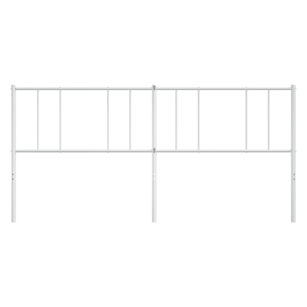 udskiftningsgavl 180 cm metal hvid