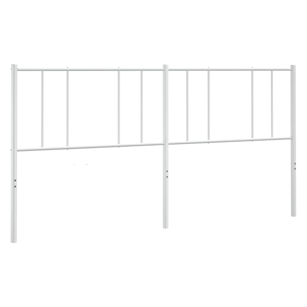 udskiftningsgavl 180 cm metal hvid
