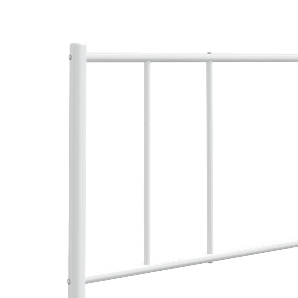 udskiftningsgavl 180 cm metal hvid