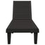 liggestole 2 stk. 155x58x83 cm polypropylen sort
