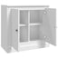 skænk 70x35,5x67,5 cm konstrueret træ hvid